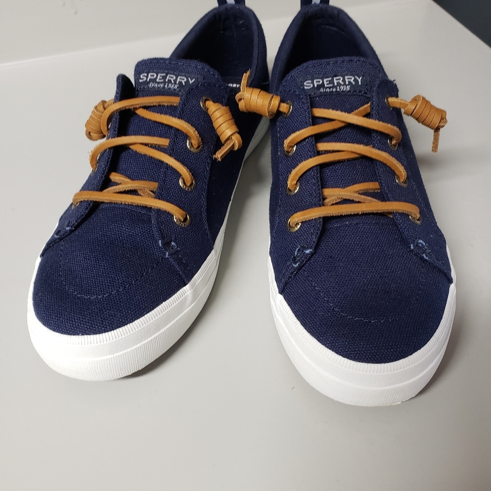 Canvas Sperry Lace Sneakers